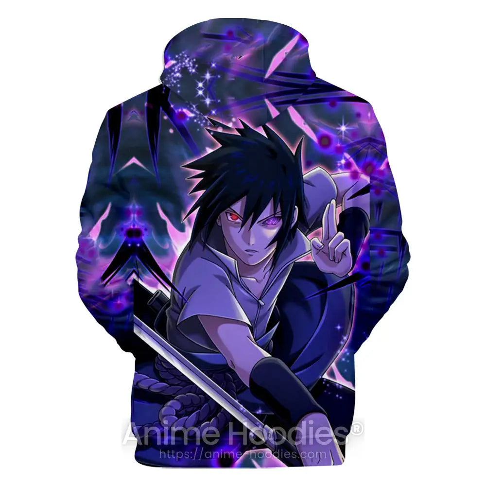 Sasuke Purple Hoodie