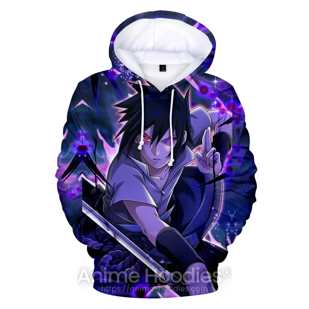 Sasuke Purple Hoodie